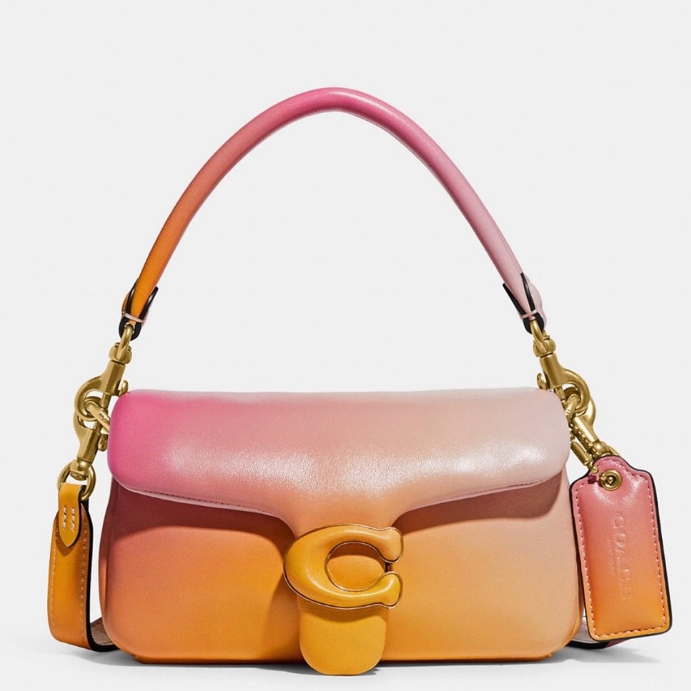 Last one! New  Coach Pillow Tabby Shoulder Bag 18 With Ombre Petunia Multi